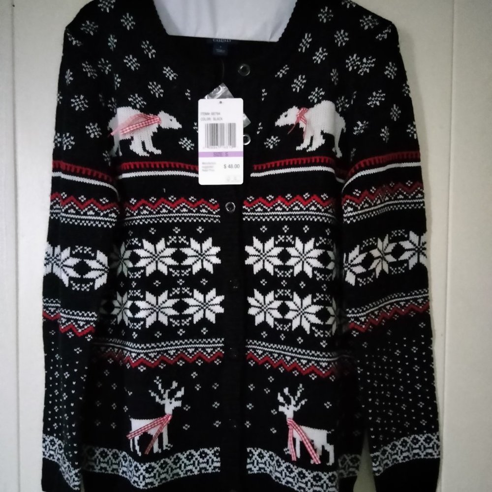 NWT Black Holiday Sweater
